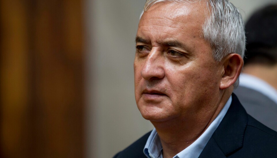 Tidligere president i Guatemala, Otto Perez, er dømt til 16 år i fengsel fir korrupsjon. Arkivfoto: Moises Castillo / AP / NTB Tidligere president i Guatemala, Otto Perez, er dømt til 16 år i fengsel fir korrupsjon. Arkivfoto: Moises Castillo / AP / NTB