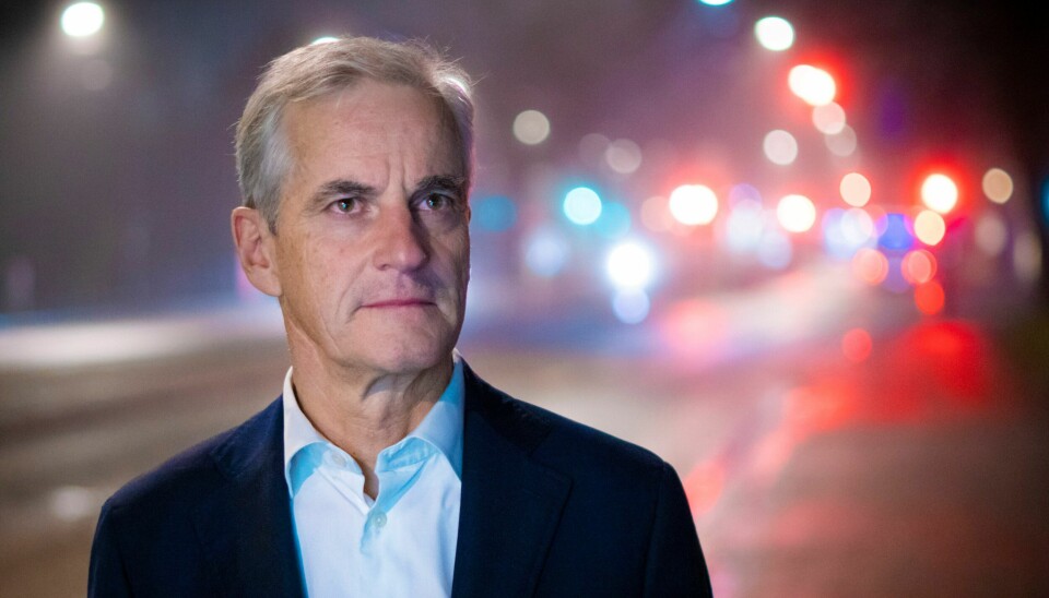 Statsminister Jonas Gahr Støre (Ap) sier han tar dårlige meningsmålinger personlig. Denne uken fikk Arbeiderpartiet rekordlave 16,9 prosent. Foto: Ole Berg-Rusten / NTB