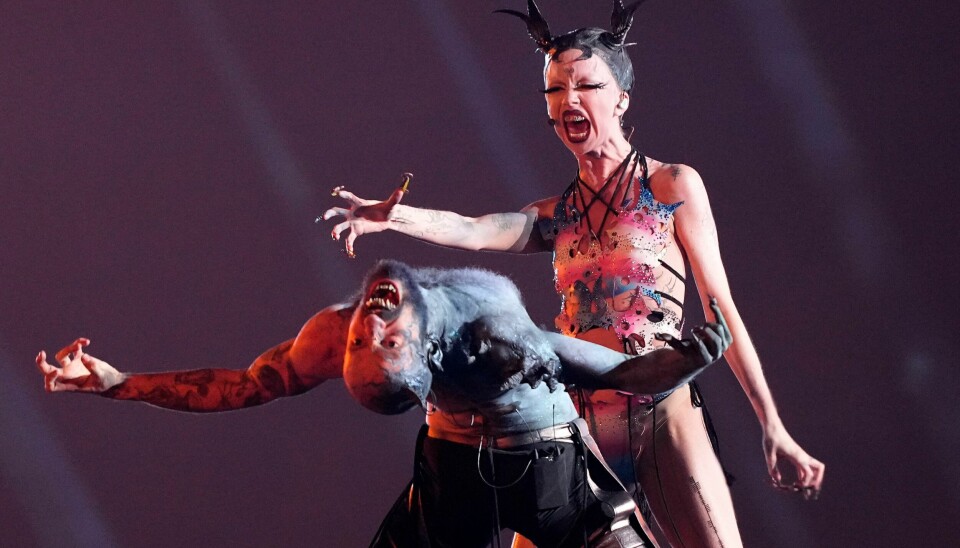 KRITISK: Irske Bambie Thug under en prøve i Malmö i forkant av årets Eurovision Song Contest. Irske Bambie Thug under en prøve i Malmö i forkant av årets Eurovision Song Contest. Foto: Martin Meissner / AP / NTB