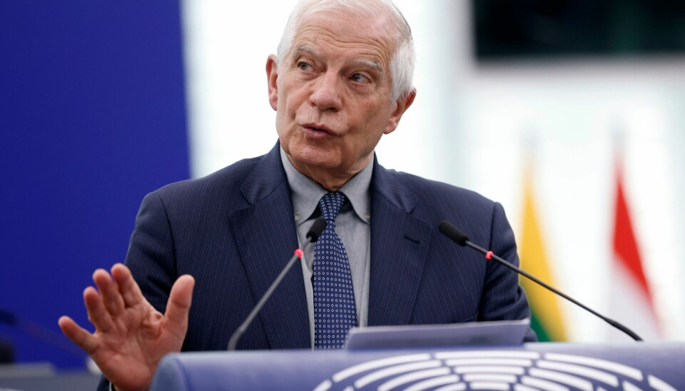 EU: Spania, Irland og Slovenia vil anerkjenne Palestina som uavhengig stat 21. mai, og flere land ventes å følge etter, sier EUs utenrikssjef Josep Borrell. EUs utenrikssjef Josep Borrell fordømmer kraftig russiske hackerangrep mot Tyskland og Tsjekkia. Han lover også at de vil svare på angrepene. Foto: Jean-François Badias / AP / NTB