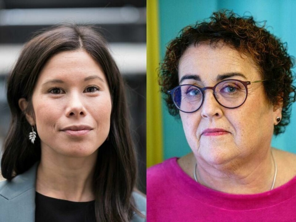 VENNER ELLER RIVALER? Både MDGs Lan Marie Berg og KrFs Olaug Bollestad pløyer ny politisk mark for mer tid til familier. Lan Marie Berg (MDG), Olaug Bollestad (KrF)