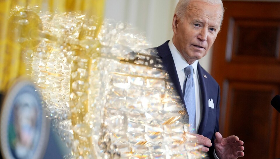 President Joe Biden i Det hvite hus torsdag. Foto: Evan Vucci / AP / NTB President Joe Biden i Det hvite hus torsdag. Foto: Evan Vucci / AP / NTB