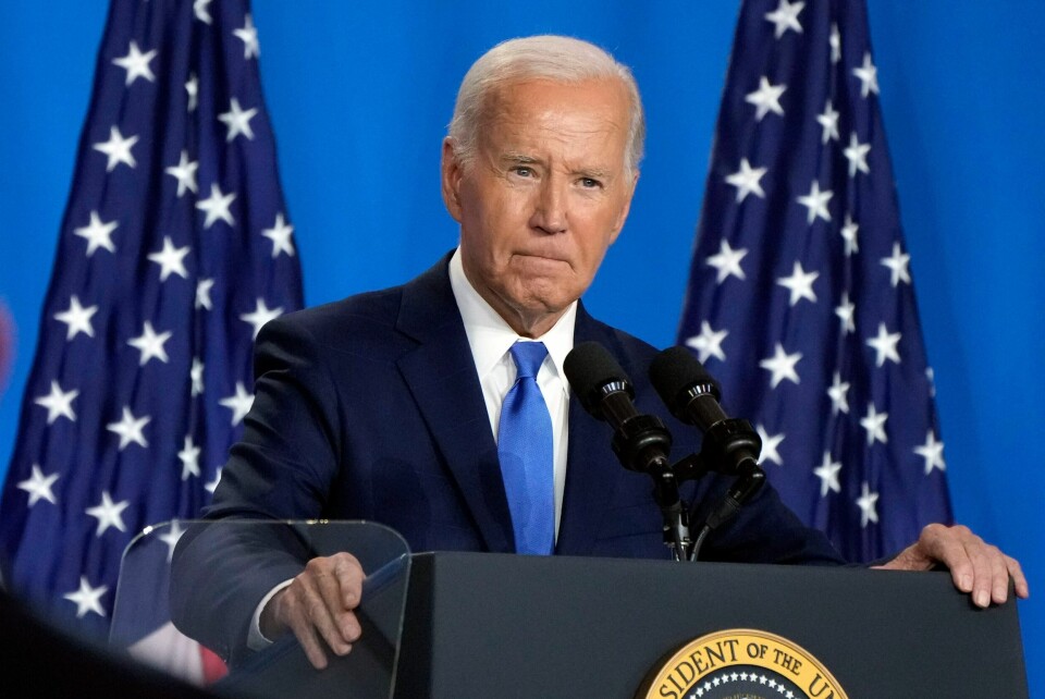 Joe Biden søker ikke gjenvalg som USAs president. Foto: Jacquelyn Martin / AP / NTB Joe Biden søker ikke gjenvalg som USAs president. Foto: Jacquelyn Martin / AP / NTB