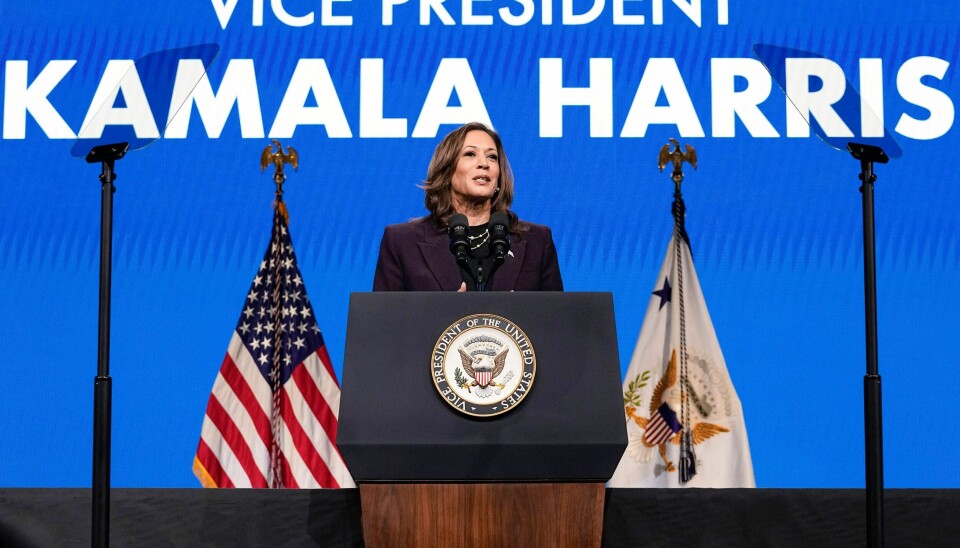 Visepresident Kamala Harris er formelt nominert til presidentkandidat for Demokratene. Foto: Tony Gutierrez / AP / NTB Bildet viser visepresident Kamala Harris. Foto: Tony Gutierrez / AP / NTB