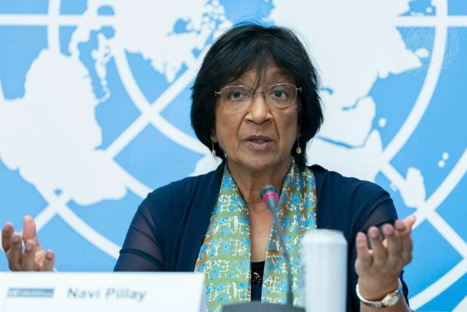 Navi Pillay er sjef for FNs granskingskommisjon for Israel og de palestinske områdene og har lang erfaring i det internasjonale rettsvesenet. Hun ber norsk politi etterforske Israel. Foto: Jean Marc Ferré / FN / NTB Navi Pillay er sjef for FNs granskingskommisjon for Israel og de palestinske områdene og har lang erfaring i det internasjonale rettsvesenet. Hun ber norsk politi etterforske Israel. Foto: Jean Marc Ferré / FN / NTB