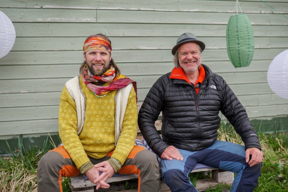 ULYKKE: Under innspilling av 'Alex og Aune' havna Aune Sand i brannulykke. Ulykke: Under innspilling av 'Alex og Aune' havna Aune Sand i brannulykke.
