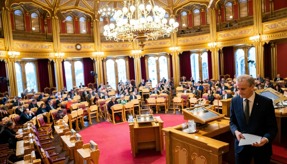 Det skjer også endringer i Stortinget når regjeringas sammensetning endrer seg. Foto: Erlend Berge