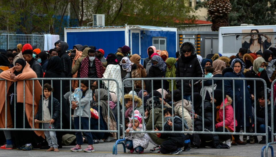 De kom nylig med en innstendig bønn om å evakuere alvorlig syke barn fra den overfylte flyktningleiren Moria på Lesvos, der det er over 20.000 mennesker. Dette bildet er fra Moria.