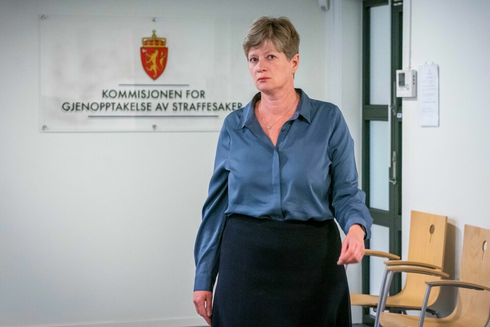 Siv Hallgren er leder for Gjenopptakelseskommisjonen. Hun varsler en Baneheia-avgjørelse 18. februar. Foto: Heiko Junge / NTB