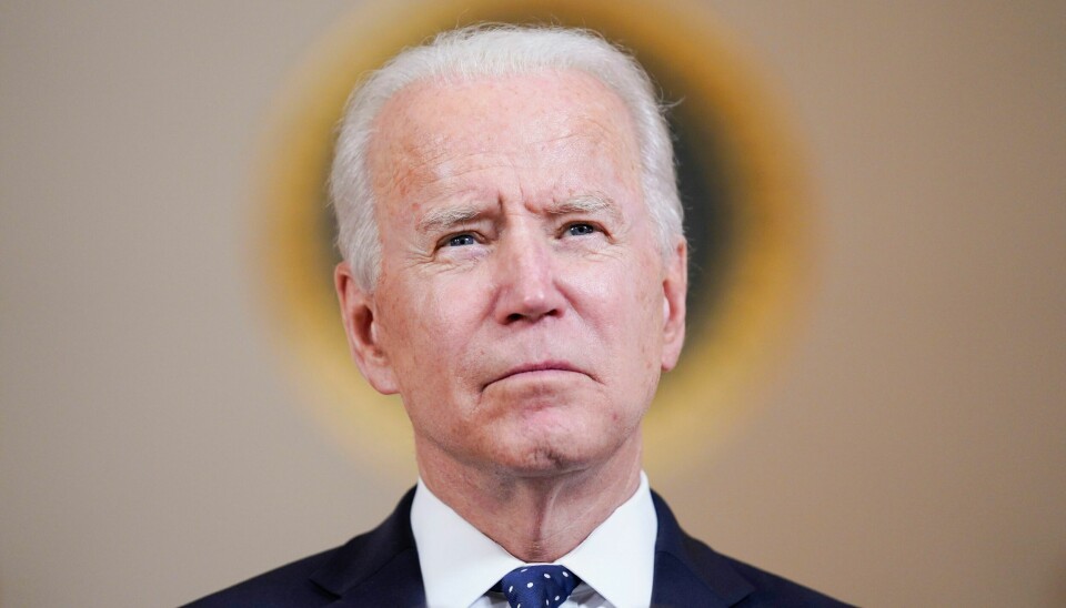 KLIMA: President Joe Biden forsøker å spille en sentral rolle i innsatsen for å redde kloden fra ødeleggende klimaendringer. President Joe Biden talte i Det hvite hus etter dommen mot politimannen som drepte George Floyd. Foto: Evan Vucci / AP / NTB