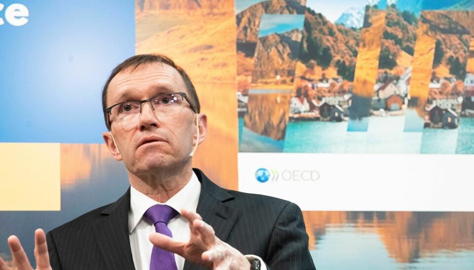 NY RAPPORT: Miljø- og klimaminister Espen Barth Eide er bekymret over funnene i den nye klimarapporten fra norske og finske forskere. Klima- og miljøminister Espen Barth Eide (Ap) skal lede rådet for rettferdig omstilling i arbeidslivetFoto: Terje Pedersen / NTB