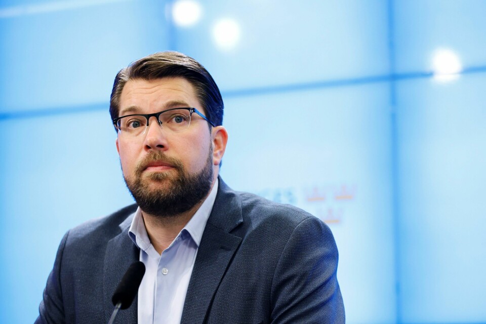 Sverigedemokraternas leder Jimmie Åkesson har gjort partiet fra et sørsvensk miniparti til en gigant i svensk politikk. Foto: Christine Olsson / TT / NTB Sverigedemokraternas leder Jimmie Åkesson har gjort partiet fra et sørsvensk miniparti til en gigant i svensk politikk. Foto: Christine Olsson / TT / NTB