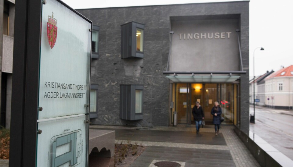 Kristiansand 20161207.
15-åringen som har tilstått dobbeltdrapet i Kristiansand, skal fremstilles for varetektsfengsling onsdag ettermiddag. Kristiansand tingrett.
Foto: Ole Berg-Rusten / NTB Scanpix
