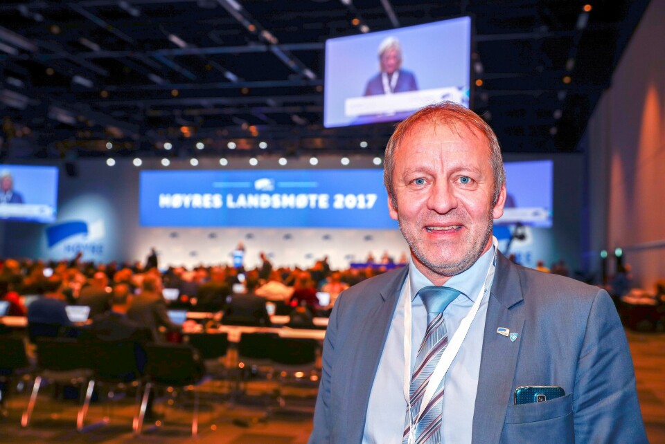 Oslo 20170310.Geir-Inge Sivertsen fra Troms på Høyres landsmøte fredag.Foto: Terje Pedersen / NTB scanpix Oslo 20170310.Geir-Inge Sivertsen fra Troms på Høyres landsmøte fredag.Foto: Terje Pedersen / NTB scanpix