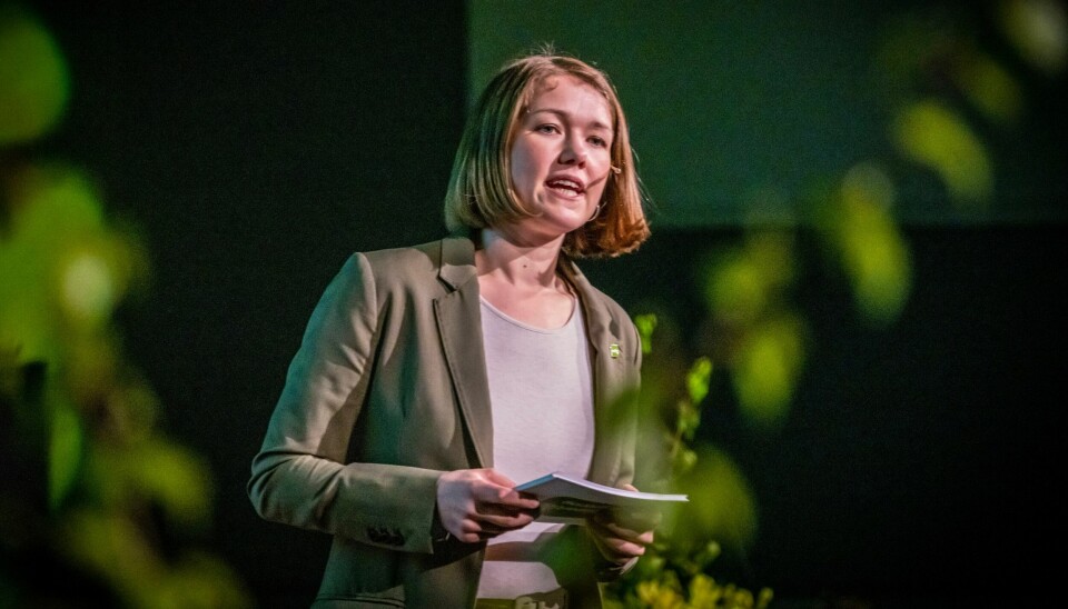 SLUTTER SOM PARTILEDER: Une Bastholm trekker seg som leder for Miljøpartiet De Grønne. MDGs Une Bastholm vil gå av som partileder.Foto: Ole Berg-Rusten / NTB