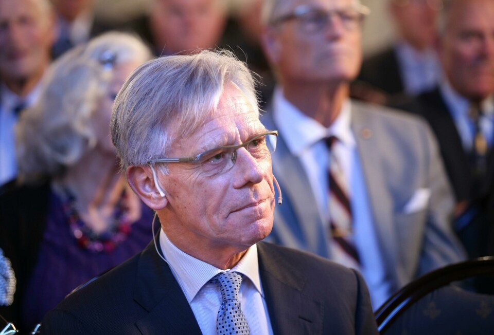 Oslo 20151005.Tidligere ambassadør og utenriksminister Knut Vollebæk holdt mandag et foredrag i Oslo Militære Samfund.Foto: Terje Pedersen / NTB scanpix Oslo 20151005.Tidligere ambassadør og utenriksminister Knut Vollebæk holdt mandag et foredrag i Oslo Militære Samfund.Foto: Terje Pedersen / NTB scanpix
