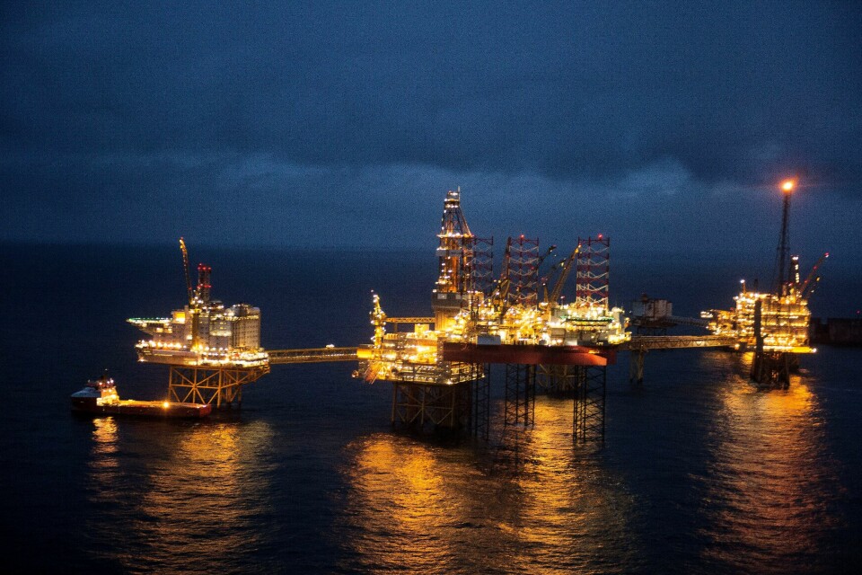 OLJEINNTEKTER: Ekofisk-feltet i Nordsjøen har gitt Norge enorme inntekter. Nå må Norge ta krevende avgjørelser for å bidra til en raskere overgang fra fossil til fornybar energi.
