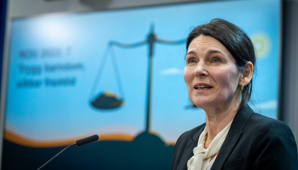 Marit Skivenes, professor og utvalgsleder i Barnevernsutvalget, under pressekonferansen der hun overrakte barne- og familieminister Kjersti Toppe (Sp) rapporten og anbefalingene fra Barnevernsutvalget. Marit Skivenes, professor og utvalgsleder i Barnevernsutvalget, under pressekonferansen der hun overrakte barne- og familieminister Kjersti Toppe (Sp) rapporten og anbefalingene fra Barnevernsutvalget. Foto: Heiko Junge / NTB