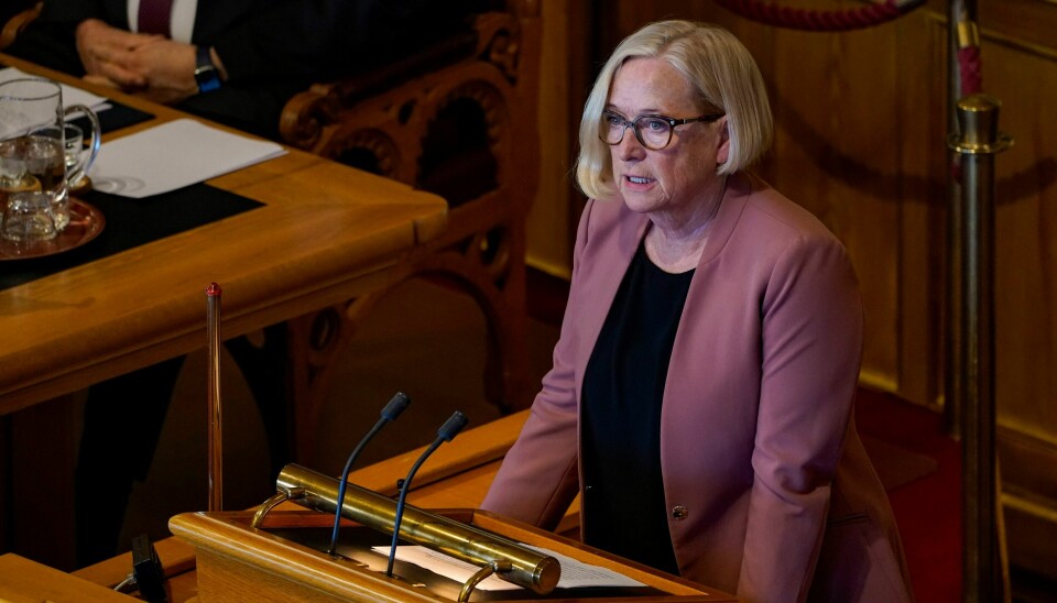 Marit Arnstad (Sp) mener EUs nye krav til medlemslandene om gasslagre bør bety at Norge får fylle opp vannkraftmagasinene og eksportere mindre strøm til kontinentet. Foto: Håkon Mosvold Larsen / NTB Marit Arnstad (Sp) mener EUs nye krav til medlemslandene om gasslagre bør bety at Norge får fylle opp vannkraftmagasinene og eksportere mindre strøm til kontinentet. Foto: Håkon Mosvold Larsen / NTB