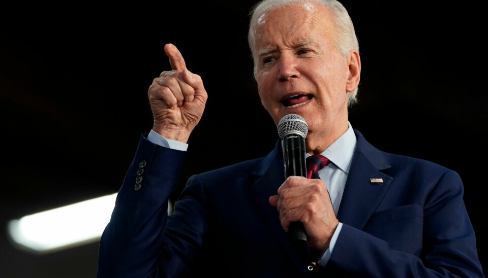 President Joe Biden sier USA «skal frigjøre Iran». President Joe Biden sier USA «skal frigjøre Iran». Foto: AP / NTB