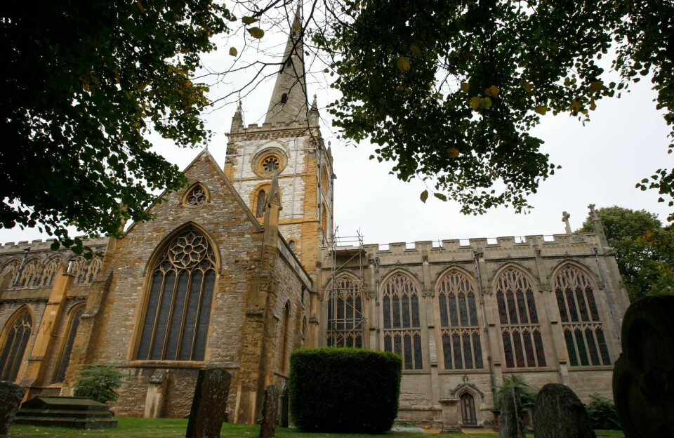 Den hellige treenighetskirken i Stratford-upon-Avon (AP Photo/Kirsty Wigglesworth).