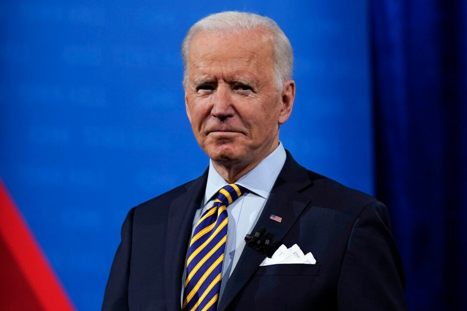 TILBAKE: President Joe Biden deltar på to digitale toppmøter samme dag som USA vender tilbake til Parisavtalen. Foto: Evan Vucci / AP / NTB
