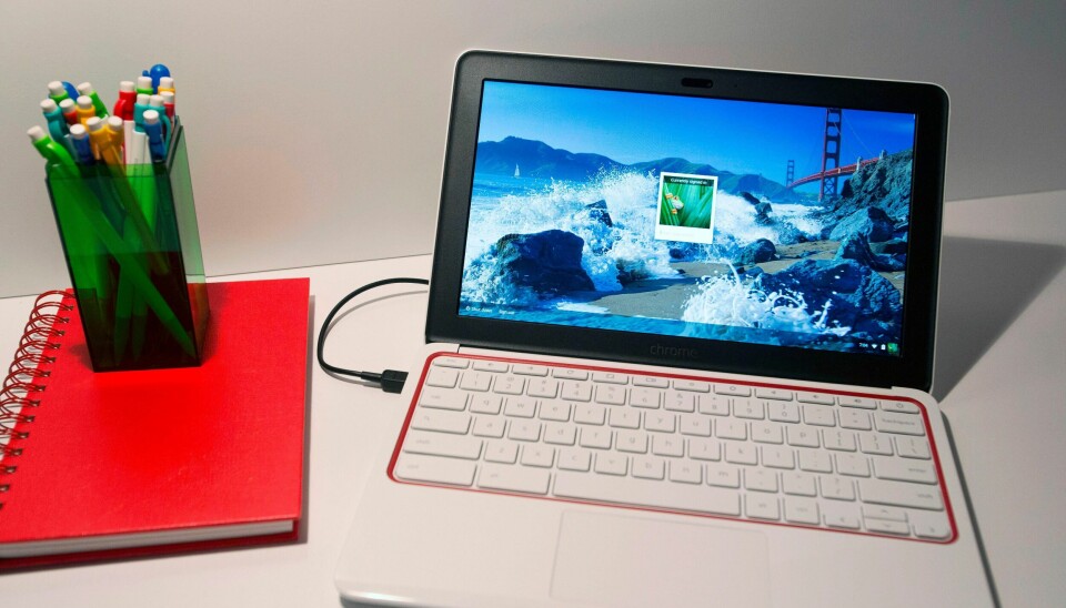 Illustrasjonsfoto av en utgave av en såkalt Chromebook.