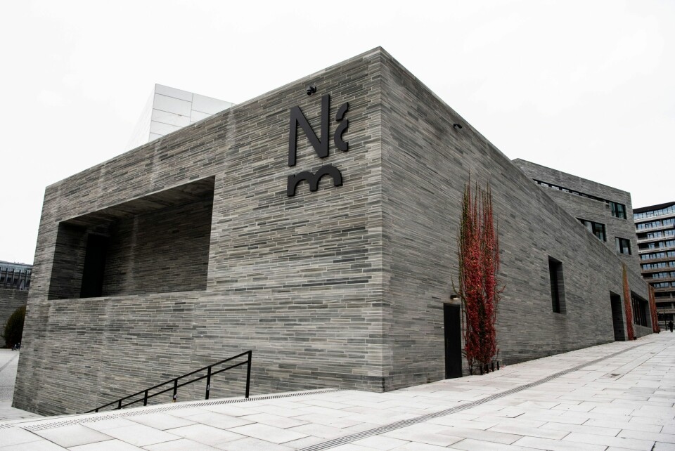 MODERNISERING: Flere kjente malerier plasseres i kjelleren i det nye Nasjonalmuseet i Oslo som en del av en modernisering av museet. Aktivistene slo til på Nasjonalmuseet i Oslo sentrum. Foto: Annika Byrde / NTB