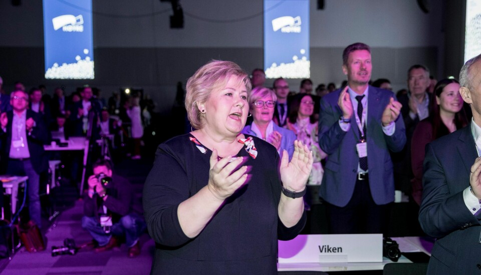 Erna Solbergs gjennomgående tråd i talen var et sterkt forsvar for å investere i mennesker – fremfor alt.