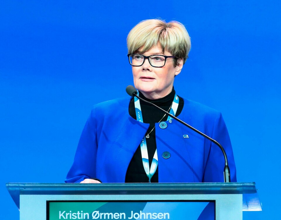Høyres Kristin Ørmen Johnsen ber regjeringen vurdere foreldrepermisjonsordningen.