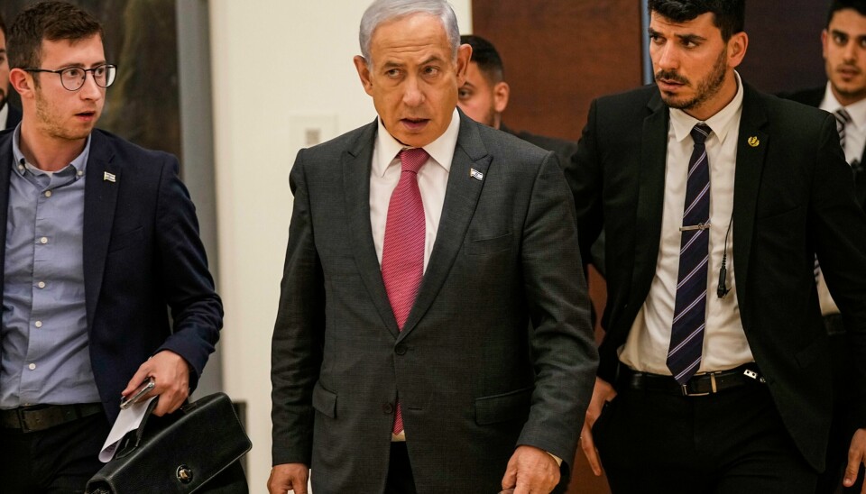 Israels statsminister Benjamin Netanyahu skal besøke Berlin, men det er sterke protester mot besøket i den tyske hovedstaden. Foto: AP / NTB Israels statsminister Benjamin Netanyahu skal besøke Berlin, men det er sterke protester mot besøket i den tyske hovedstaden. Foto: AP / NTB