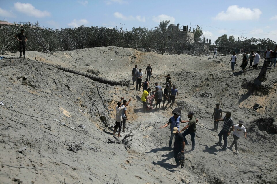 ANGREP: Israels militære (IDF) hevder at de drepte Mohammed Deif, lederen for Hamas' militære fløy, i et angrep mot Gazastripen 13. juli. Israels militære (IDF) hevder at de drepte Mohammed Deif, lederen for Hamas' militære fløy, i et angrep mot Gazastripen 13. juli. Foto: Jehad Alshrafi / AP / NTB