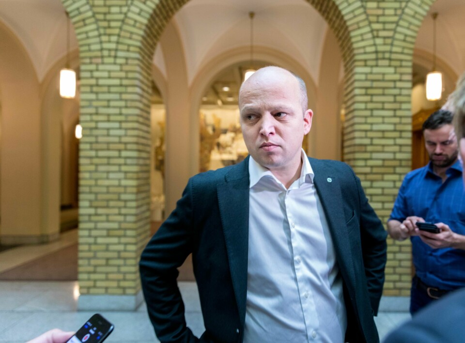 Partileder Trygve Slagsvold Vedum i Senterpartiet sier han har gitt utrykk for at han ikke ønsker PR-statsråder i en regjering Sp sitter i.