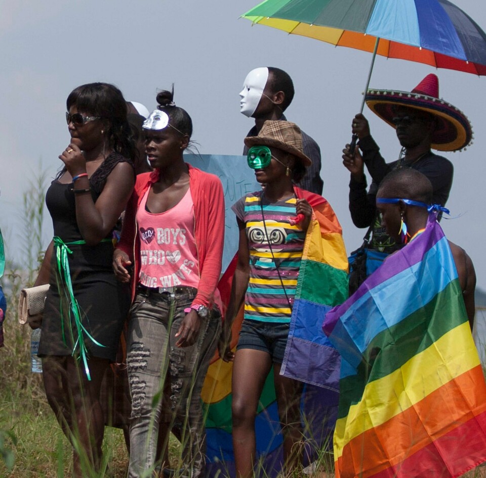 I 2014 arrangerte Uganda Pride-parade for tredje gang. Men å være åpent homofil kan være livsfarlig i landet. Nå ønsker myndighetene å gjeninnføre en svært kontroversiell lov om dødstraff for homofile.