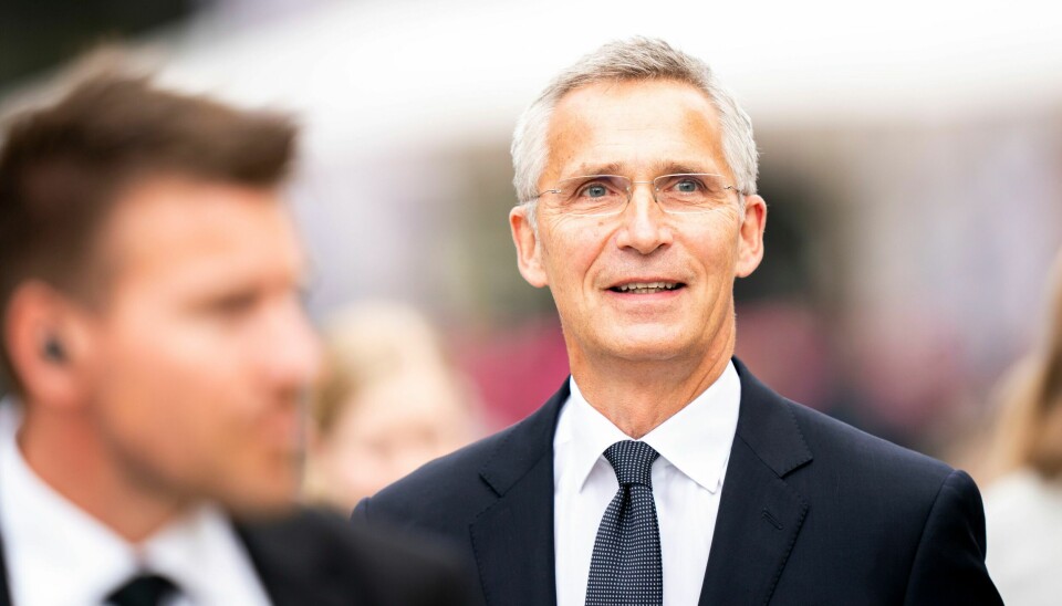 Nato-sjef Jens Stoltenberg er gjest når kong Charles krones i London lørdag. Bildet viser Jens Stoltenberg.