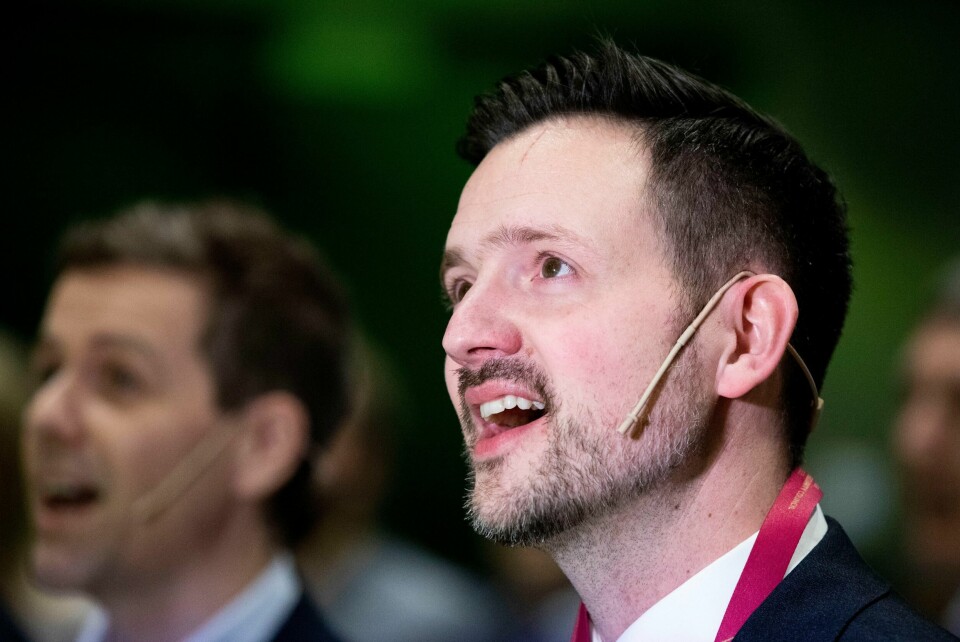 Dag Inge Ulstein, her fra en tidligere anledning, holdt ikke tale for streikende skoleelever foran Stortinget i dag. Det gjorde derimot en NRK-komiker som utga seg for å være Ulstein.