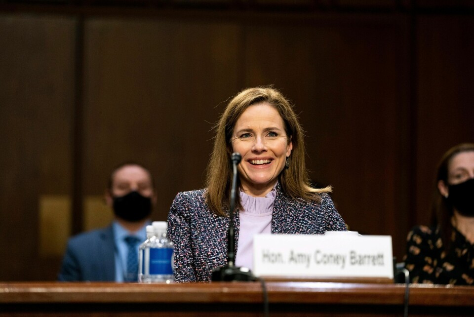 Høyesterettsnominerte Amy Coney Barrett (48) har blitt spurt ut i flere dager i det amerikanske senatet.