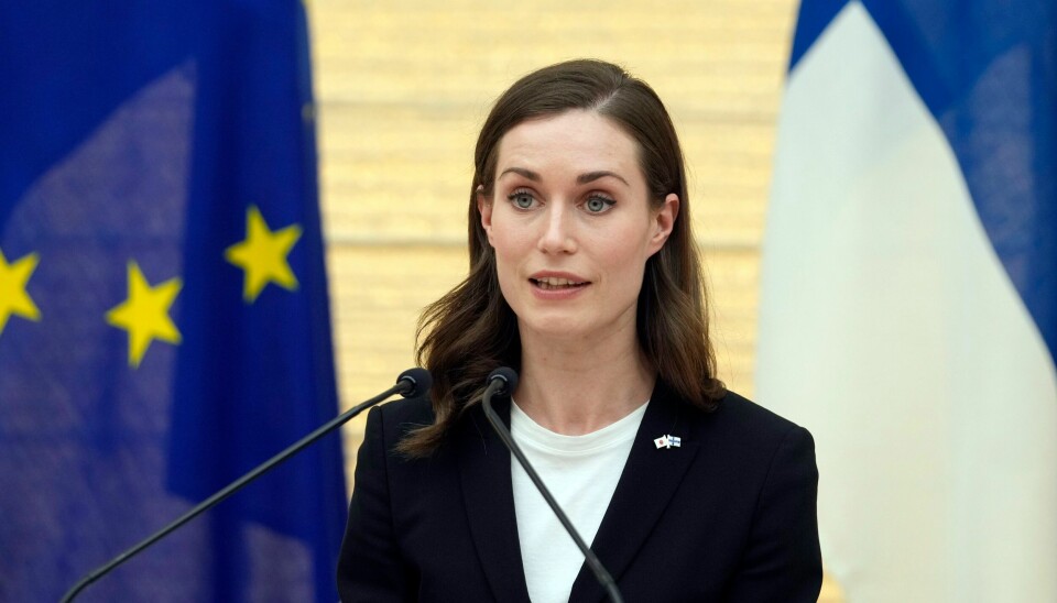 NATO: Finlands statsminister Sanna Marin har fått med seg partiet sitt på å søke Nato-medlemskap for Finland. Finlands statsminister Sanna Marin ønsker at landet skal søke om medlemskap i Nato. Trolig vil søknaden sendes om kort tid. Foto: Franck Robichon/Pool Photo via AP / NTB