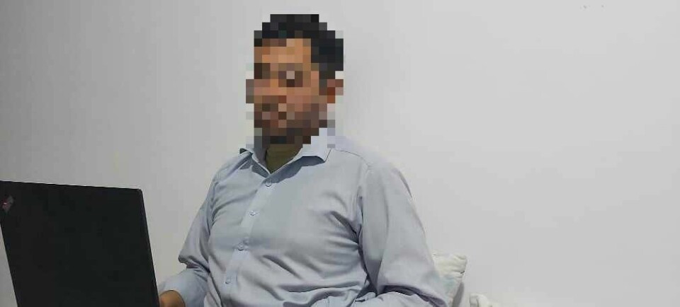 MÅTTE FLYKTE: Afghaneren på bildet jobbet åtte år for Norge i Camp Nidaros. Nå lever han i skjul for Taliban. Afghaneren jobbet for Norge i åtte år, får ikke beskyttelse.