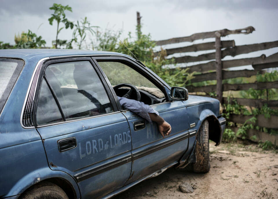 Bupete Chibwe Chishimba var 24 år da han fikk en åpenbaring om at han var den tilbakevendte Jesus. Foto: Jonas Bendiksen