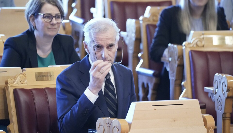 SPØRRETIME: Statsminister Jonas Gahr Støre ble utfordret på forhandlingene om Ukraina-pakken i Stortinget onsdag. Høyre frykter at pakken vil bli mer omfattende. Statsminister Jonas Gahr Støre ble utfordret på forhandlingene om Ukraina-pakken i Stortinget onsdag. Høyre frykter at pakken vil bli mer omfattende. Foto: Terje Pedersen / NTB