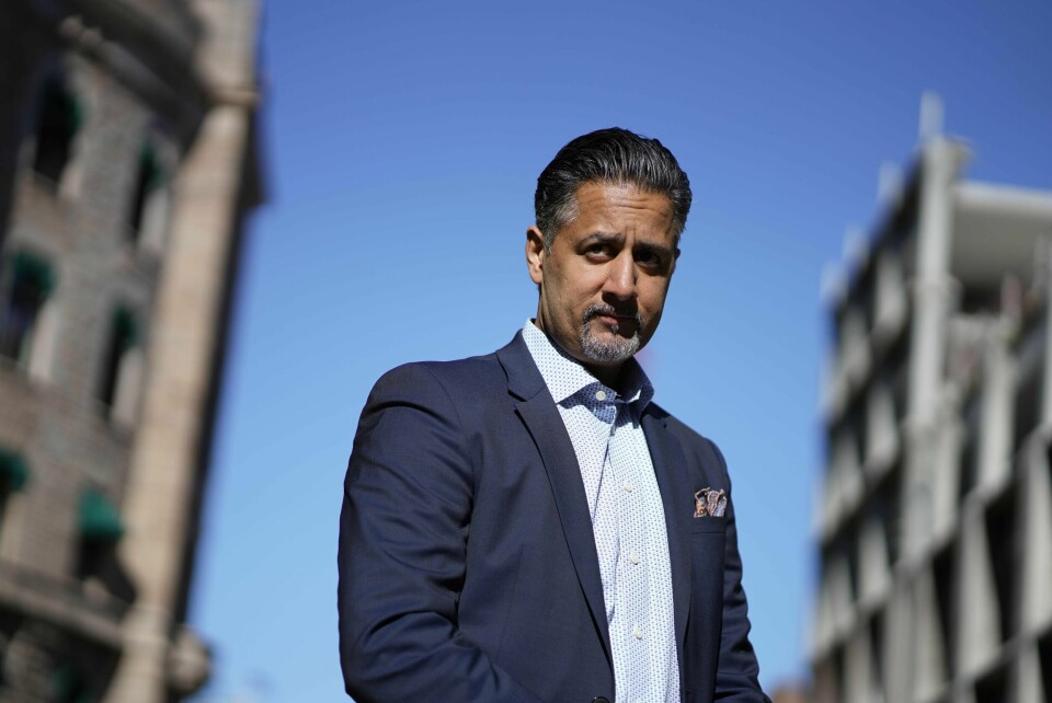 Oslo 20200407. Kultur- og likestillingsminister Abid Raja under et pressemøte om koronasituasjonen i Norge. Foto: Håkon Mosvold Larsen / NTB scanpix