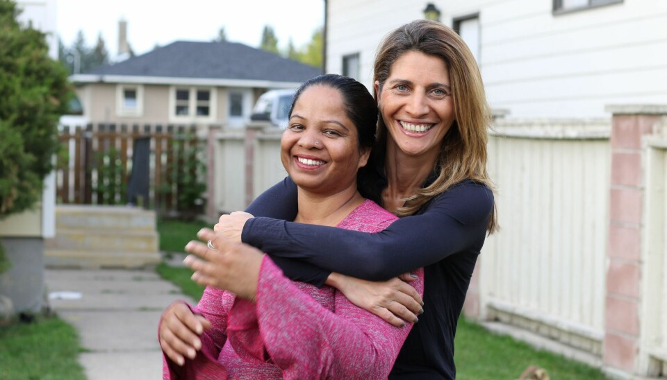 Asia Bibi og forfatter og forfatter Anne-Isabelle Tollet Asia Bibi og forfatter og forfatter Anne-Isabelle Tollet