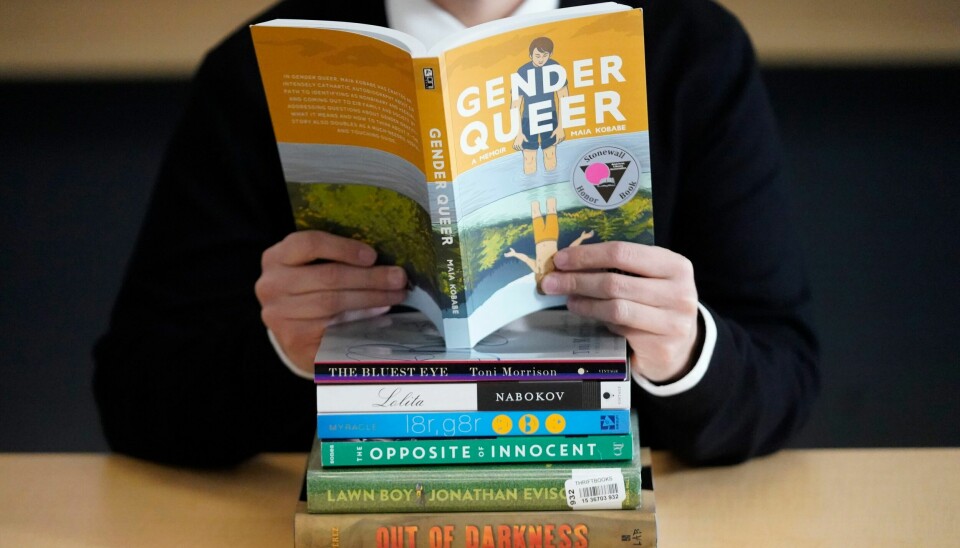 SENSUR: Mange bøker blir fjernet eller forsøkt fjernet på amerikanske skoler. Klart flest har karakterer eller plot i LGBT+-spekteret, eller de omhandler rasisme eller har ikke-hvite karakterer i sentrum. Her er et utvalg bøker som foreldre i Salt Lake City tidligere har klaget på.