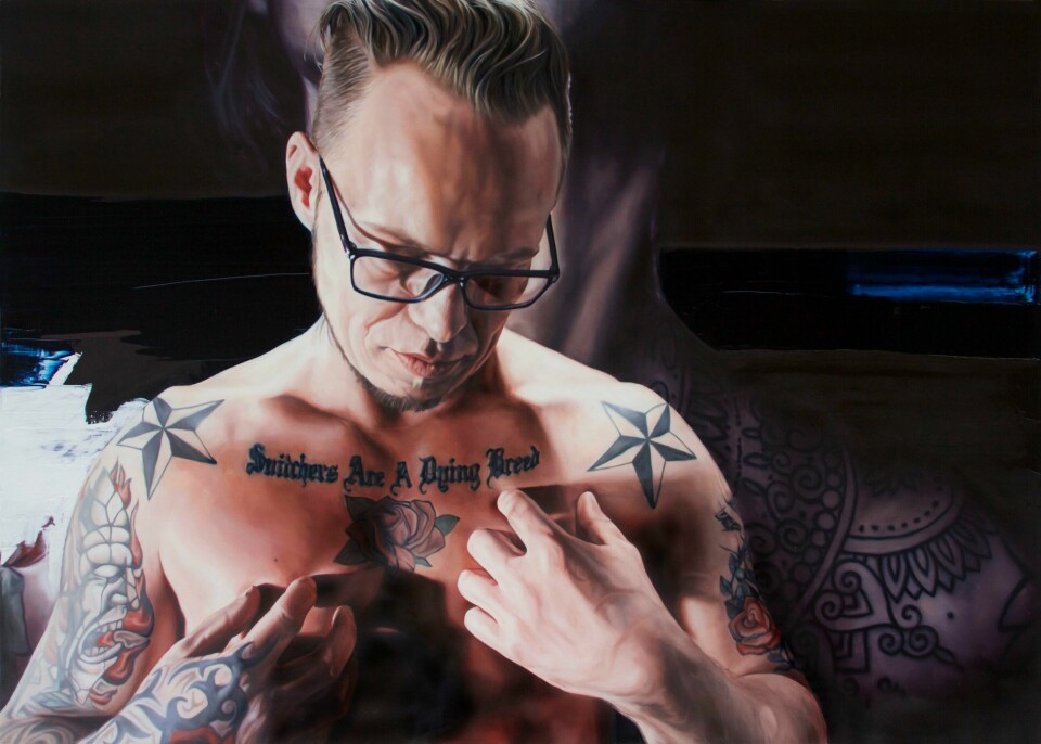 Tyven slik han er malt av kunstneren. Foto: Medieoperatørene / Euforia / handout NTB kultur