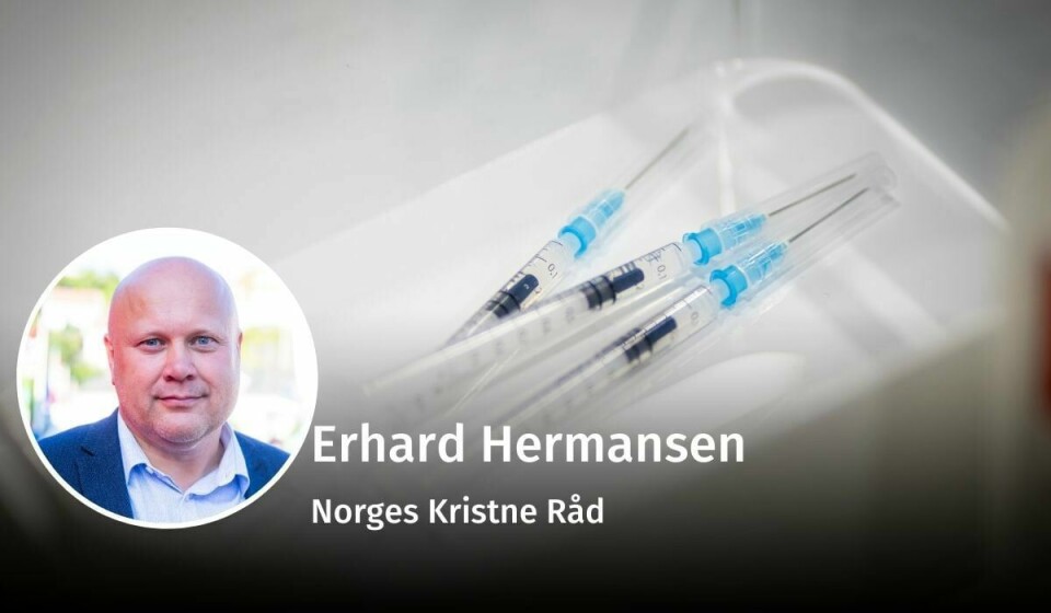 BØNN: Norges Kristne Råd oppfordrer landets menigheter til å fokusere på det viktige vaksinearbeidet under søndagens gudstjenester. Erhard Hermansen, debatt