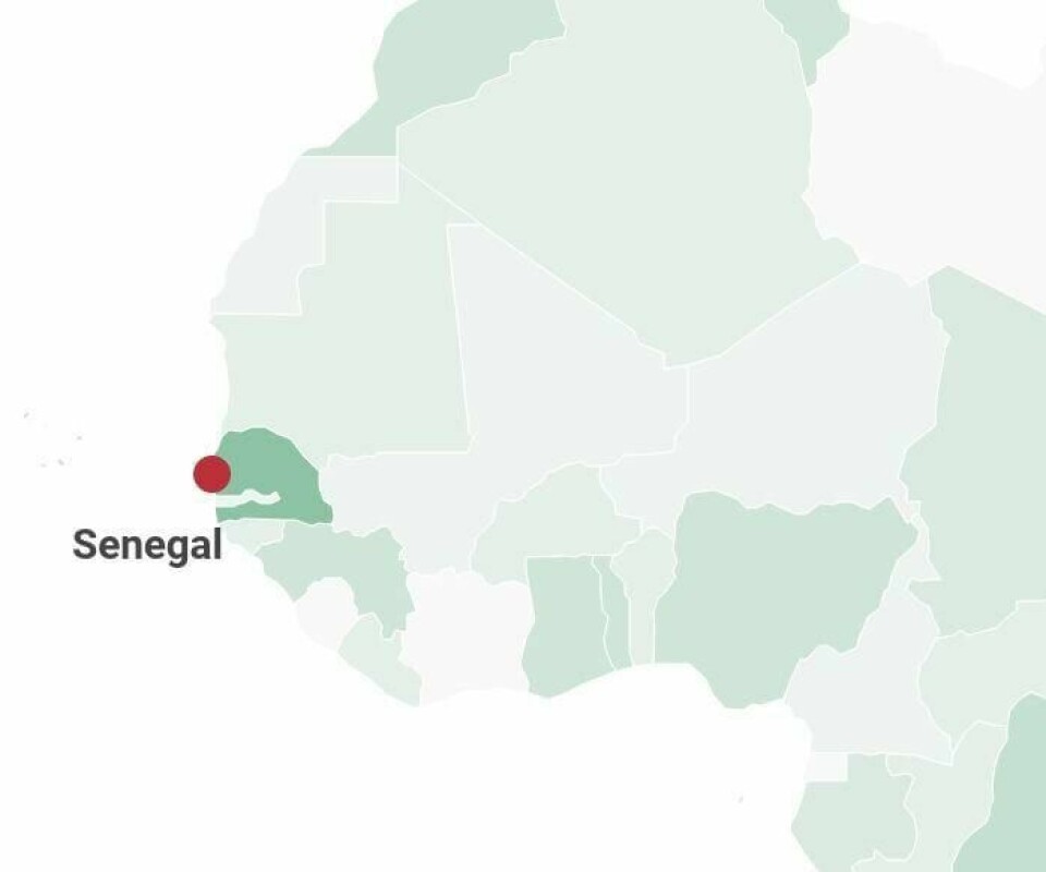Minst 140 omkom i forlis utenfor Senegal