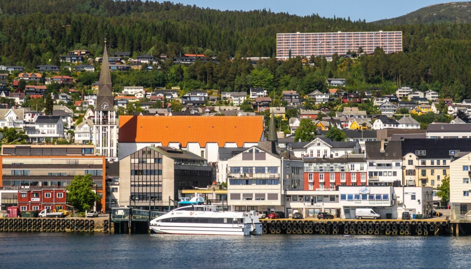 Molde sett fra fjorden.