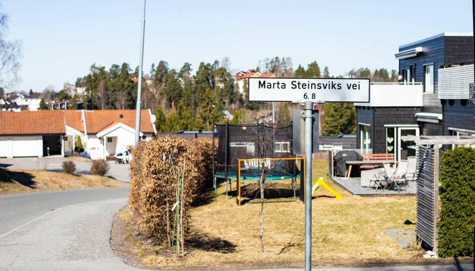 Rimelig å gi Marta Steinsviks vei en annet navn