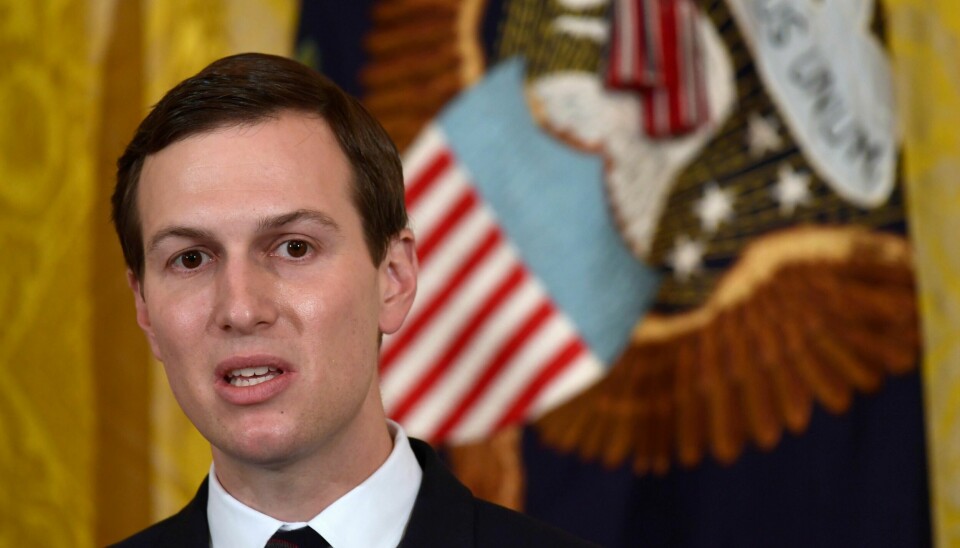 President Donald Trumps svigersønn og rådgiver Jared Kushner tror ikke palestinerne er i stand til å styre seg selv.